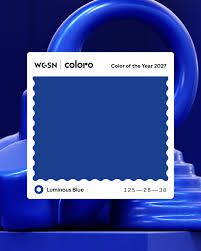 Pantone 2027 - Luminous Blue